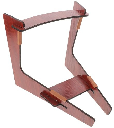 TOGEVAL Supporto per Chitarra in Legno a Forma, Stand Portatile per Violino e Basso, Protezione per Strumenti Musicali, per Arredamento della Stanza