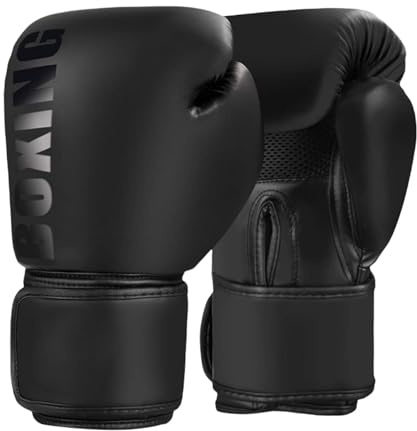 Oxxggkao Guantes de entrenamiento de lucha para boxeo, 6, 8, 10, 12 onzas, saco pesado para boxeo deportivo