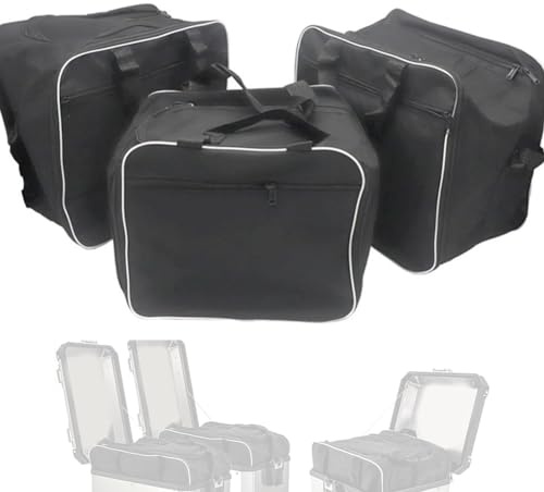 Generico Borsa interna per bagagli moto a 3 parti espandibile sella versatile con tracolla in nylon compatibile R1200GS