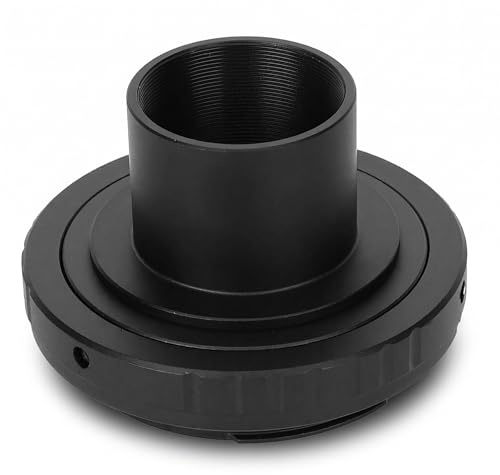 Topiky Adattatore Universale per telescopio, Fotocamera M42 T-Mount a 1,25 Pollici Adattatore per Obiettivo per 5d Mark II, 50d, 60d, 20d, 30d, 40d, 350d, 400d, 450d, 500d, 550d,