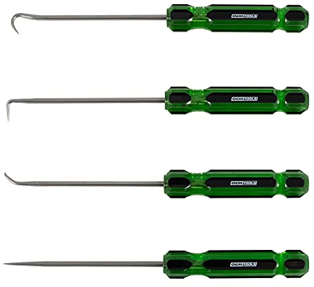 OEMTOOLS 4Pc Hook And Pick Set for Separating Wires, Small Fuses, O-Rings