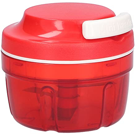 Tbest Zwiebelschneider, Zerkleinerer ohne Strom Gemüseschneider Haushalt Kordelzug Design Handbuch Gemüsehacker Shredder Fleischmixer Küchenbedarf Manuell Gemüseschneider