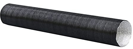 Uposao bilfolievärmare med aluminiumrör, flexibel kallluftsslang för slangtorkare ventilationsslang luftkanalslang, justerbar bilinsugningsrör 90 mm x 2 m