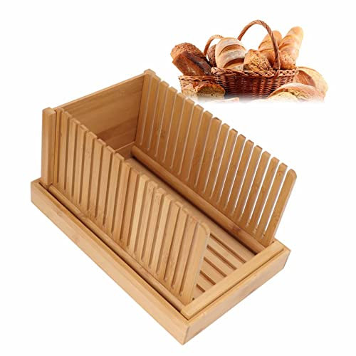 Guide de Manuel pour Pain Fait Maison, Trancheuse à Pain Pliable avec Bac à Miettes, Guide de Tranchage du Pain pour Magasin de Cuisine à Domicile