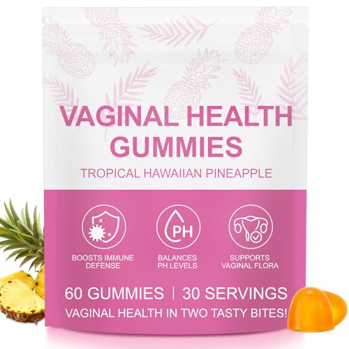Premium Feminine Balance Gummies - hawaiianische Ananas -PH -Balance -Gummis für Frauen jeden Alters, Unterstützung von Frauengesundheit und Wellness - Immununterstützung - veganer und glutenfreier