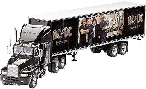 Revell GmbH AC/DC Tour Truck & Trailer With Accessories, 1:32 Model Kit, RV07453