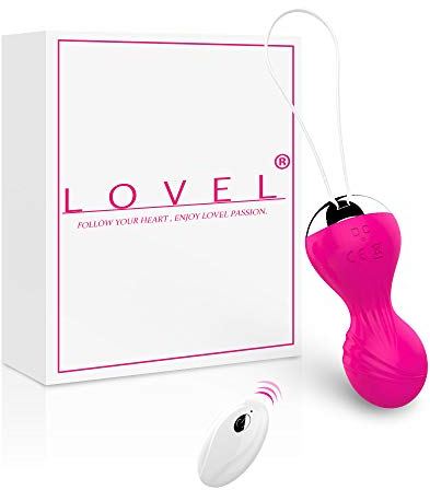 Palline Kegel a distanza con vibrazione per rafforzare e stringere il pavimento pelvico – Pesi per esercizi in silicone per principianti – Ben Wa Balls per donne