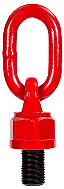 Candeon Anneau de Levage Universel Boulon à œil de Levage Rotatif à 360 degrés Reliant Les élingues de Levage, Filetage mâle M14 * 20mm