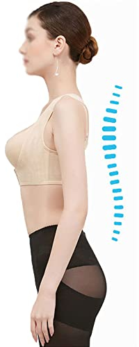 GUOANFG Lisseur De Soutien Push-up Réglable pour Femme pour Soutien-Gorge Droit Humpback Sagging,Beige-L