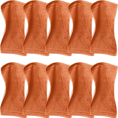 Erwin Müller Gästetuch Heidelberg 10er- Pack, 100% Baumwolle Terra Größe 30x50 cm - weiche Qualität, saugstark und strapazierfähig - praktisch durch Schlaufe