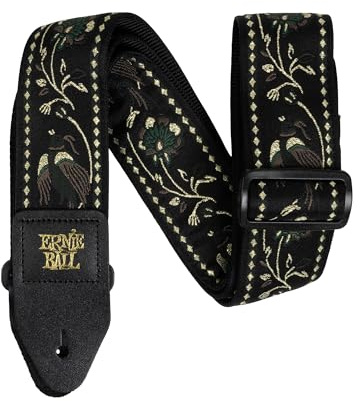 Ernie Ball Correa para guitarra/bajo Classic Jacquard - Black Pleasant Pheasant