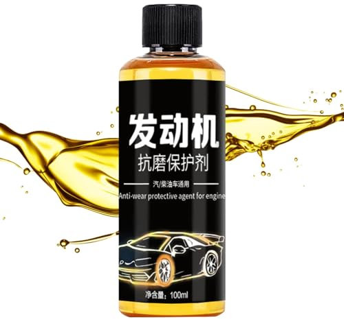 Paodduk Aditivo de aceite para motor de automóvil, aditivo de aceite de alto kilometraje | Aditivo de aceite de motor antifricción de 100 ml - El aceite de motor avanzado y de servicio pesado para