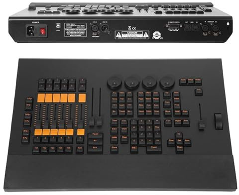 Consola de mezclas de iluminación, consola Ma2 Command Wing, consola D-M-X 512, para luces de DJ, luces PAR, luces de cabeza móvil, luces de fiesta, luces de discoteca, estuche de vuelo