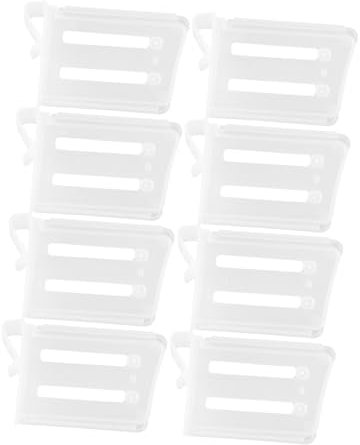 Sewroro 8 Piezas Separadores de Refrigerador Ajustables Divisores Multi Funcionales para Puerta Lateral del Frigorífico Organizador para Maximizar y Compartimentos