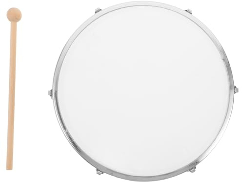 Milisten Justerbar Handtrumma i Trä med Polyesterhud Bärbar Barnpercussion för Musiklektioner Förskola Fester och Utomhusaktiviteter Hållbar RAM med Ljudkvalitet