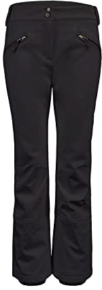 Killtec Damen Thônes Wmn Ski Sftshll Pnts Softshell Hose Mit Schneefang, Schwarz, 42 EU