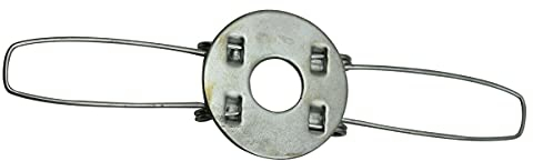 DC VOLTAGE 160CM Clip a molla in metallo per paralumi lampada, clip di ritenuta a molla del paralume per staffe di montaggio Illuminazione Lampade a sospensione Lanterne Accessori (2 ali da 16 cm)