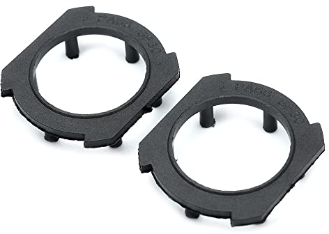 2 Stück H7 LED-Scheinwerferlampen-Adapter, Fassungshalter, H7 HID-Lampensockel-Halterung, Befestigungsclips für M.azda2, M.azda3, M.azda 323, M.azda MX-5 NC, M.azda RX-8