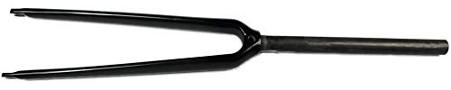 roadkey Road Carbon Bike 1 Inch Fork 1 Fork Straight Tube Black 3K Gloss Full Carbon Fibre Forks 700C Bicycle Carbon Fork (Black 3k Gloss)