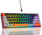 Snpurdiri 60% Percent Gaming Keyboard, Compact RGB Backlit Small Gaming Keyboard for Windows, PC, Laptop (68 Keys, Black-Grey-Orange)