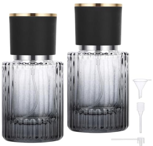 Segbeauty Parfum Zerstäuber für Unterwegs, 2 Stück Parfümzerstäuber 30ml, Zerstäuber Parfüm Glas, Parfümflasche Leer, Parfum Flaschen zum Abfüllen, für Datum, Party, Arbeit