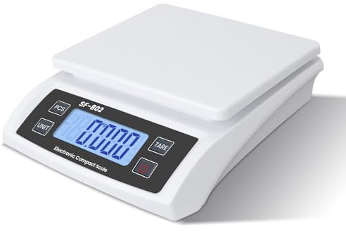 Large Digital Kitchen Scale 30kg/66lb Food Weighing Scales with LCD Display Tare Function Counting 6 Units Electronic scales for Cooking Baking Meat