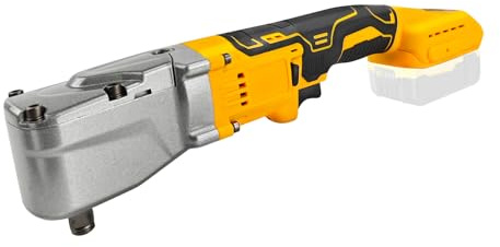 JOJOCY Avvitatore angolare a batteria brushless da 1/2 280 Nm, avvitatore a impulso elettrico ad alta coppia, 15.000 giri/min, regolazione continua della velocità (giallo)