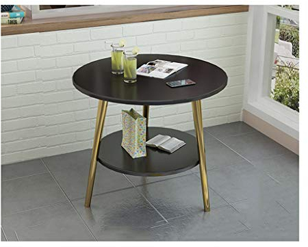 Soffbord för vardagsrum Nordic Soffbord Blomsterbord Litet runt bord Enkelt Modern Liten lägenhet Sovrum Balkong Dubbel Creative Mini Soffa Sidobord Sidbord (Färg : C) Interesting