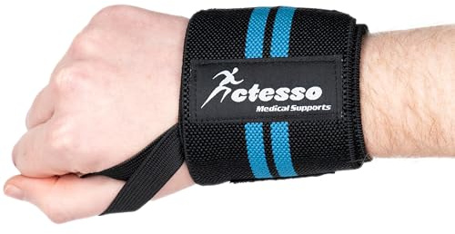 Actesso Banda de Muñeca - Protección de Muñeca (1, Azul, Talla Única)