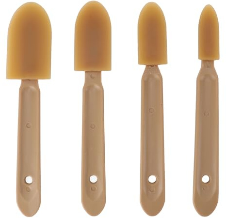TOPINCN 4 Stycken Grout Caulk Finishing Tool, 4 Size Grout Sealant Silicone Caulking Tool Rubber Spatula Spridare Grout Sealer Applicator med Ergonomiskt Handtagsgrepp för Brickor Brick