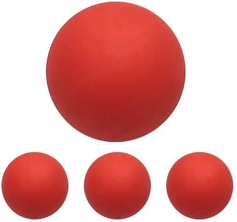 Uppblåsbara squashbollar set: små gummibollar, professionell träningsutrustning, 4X-paket med hög motståndskraft | ihålig elastisk kompetensutveckling övning, lek