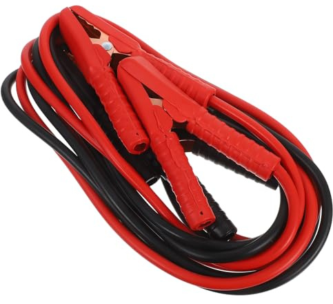 FOMIYES Cavi di Avviamento per Auto 3 Metri 2000A con Morsetti in Rame Kit Cavi di Avviamento per Veicoli Pesanti Avviatore di Emergenza Compatto per Batterie Scariche e Camion