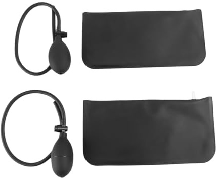 Vjsujehgy Air Wedge Pump Professional Leveling Kit & Alignment Tool Inflatable Shim Bag, 440 LB Rating, 19.7Inch Long Hose, 2 Pack