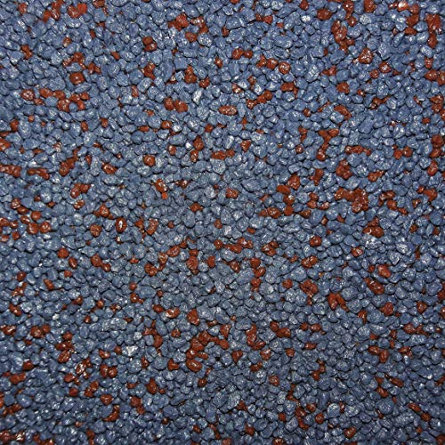 20kg Buntsteinputz Mosaikputz 1-2mm SOP88 Anthrazit/Dunelbraun - Hergestellt in Bayern -