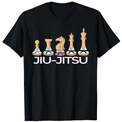 Jiu Jitsu Schach Lustiges Brazilian Jiu-Jitsu MMA T-Shirt T-Shirt