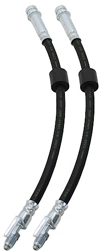 BIAREN 2X Front Brake Hose Pipes Right and Left for Ford Transit Mk7 2006-2014 1694317 6C112078AC