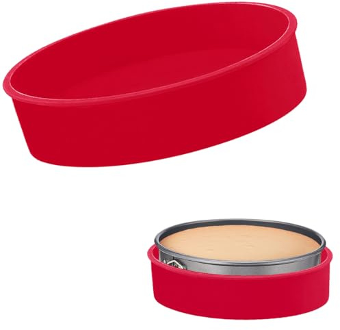 GBYAN Silicone Springform Cheesecake Pan Protector for 9'',9.5'' Round Springform Pan, Cheesecake Water Bath Protector, Baking Accessories Preventing Water from Entering, 10 inch