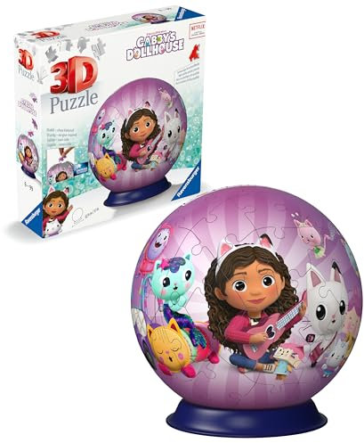 Ravensburger Gabby's Dollhouse Toys and Gifts - 3D Puzzles for Kids Age 6 Years Up - 72 Pieces - No Glue Required