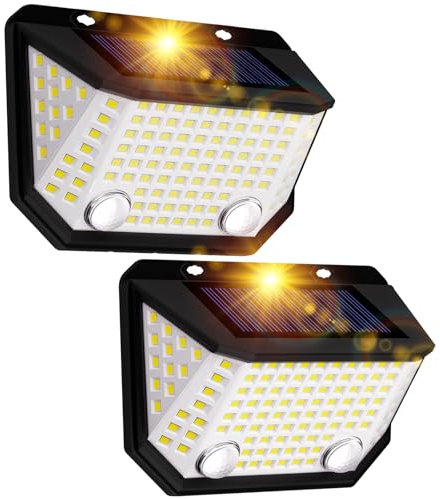K KASONIC Solar Dual-Sensor Lights Outdoor, 2