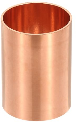 PATIKIL 1-1/4 Raccord En Cuivre À Embouts À Souder, Raccord Droit En Cuivre Sans Arrêt Pour Soudure Joint De Connexion Pour Climatisation HVAC