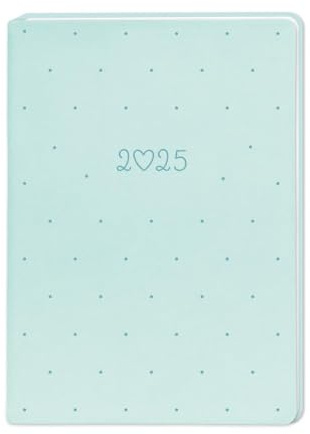 Terminplaner Lederlook 2025 Mint: Terminplaner Lederlook A6