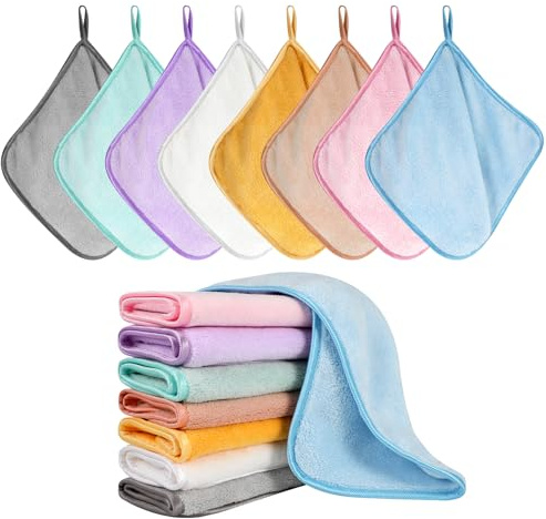 XEPST Toallitas Desmaquillantes, Paquete de Reutilizables para Rostro, Lavables, Eliminan Instantáneamente la Suciedad Solo con Agua