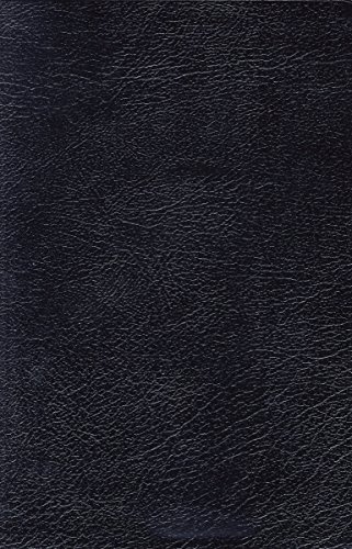 The Holy Bible: New King James Version, Black, Bonded Leather, Giant Print Center-Column Reference Edition (Classic)