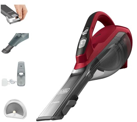 BLACK+DECKER dustbuster AdvancedClean Cordless Handheld Vacuum, Home and Car Vacuum (HLVA320J26)