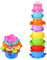 Baby Bath Toys Stacking Cup Set for Kids 8PCs Bathtub Squirting Toys Summer Beach Fun Water Play Toys Toddlers & Infants - Fun & Educational