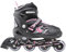 Rollers Professionneles pour Enfants/Adolescents/Adultes - à Taille réglable, roulis Avant Luminous - Noir/Rose L (38-41)