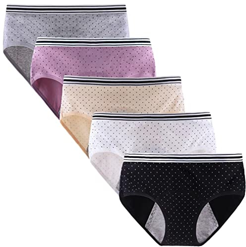 Anntry Culotte Menstruelle pour Filles Adolescentes sous-vêtements Anti-fuites Physiologique en Coton de Protection pour Femmes à la Période Post-Partum