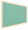 ALLboards Mint Pinnwand mit Holzrahmen 60x40cm Mint Korktafel Korkwand Pinnwand Kork