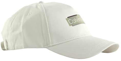 Calvin Klein Layered Logo BB Cap Bright White