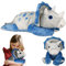 Gewichtstiere Dinosaurier Kuscheltier 60 cm/2 kg, Triceratops Dino Plüschtier, Sensorik Autismus Spielzeug Kinder, Weighted Stuffed Animals, Dino Gewichtskuscheltiere, Geschenke Kinder Mädchen Junge